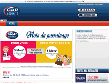 Tablet Screenshot of caps-securite.fr